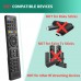 Universal TV Remote Control Replacement for Samsung-LG-Sony,Philips,Hisense,TCL,Insiginia,Toshiba,Emerson,Vizio,Roku Smart TVs and More Brand, Remote Simple Setup 3 Device(TVs/Streaming Players/Audio)