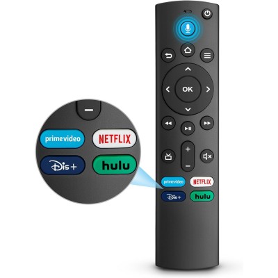 Voice Remote for Fire Stick Remote Replacement Compatible with Fire Series Alexa Voice Remote 3rd Gen Smart TV Stick Cube