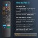 Voice Remote for Fire Stick Remote Replacement Compatible with Fire Series Alexa Voice Remote 3rd Gen Smart TV Stick Cube