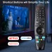 Voice Magic Remote AKB75855501 for LG OLED QNED NanoCell Webos Smart TV Magic Remote Control Replacement AN-MR20GA MR19BA MR18BA MR650A, with Pointer Function